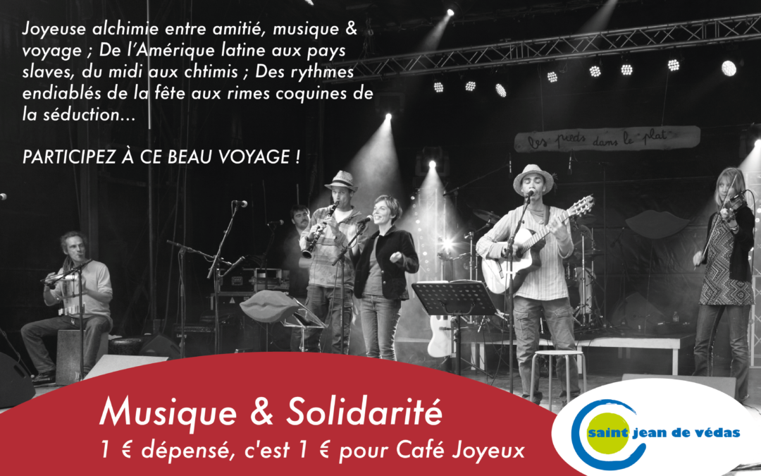 Un concert accessible au profit du Café Joyeux